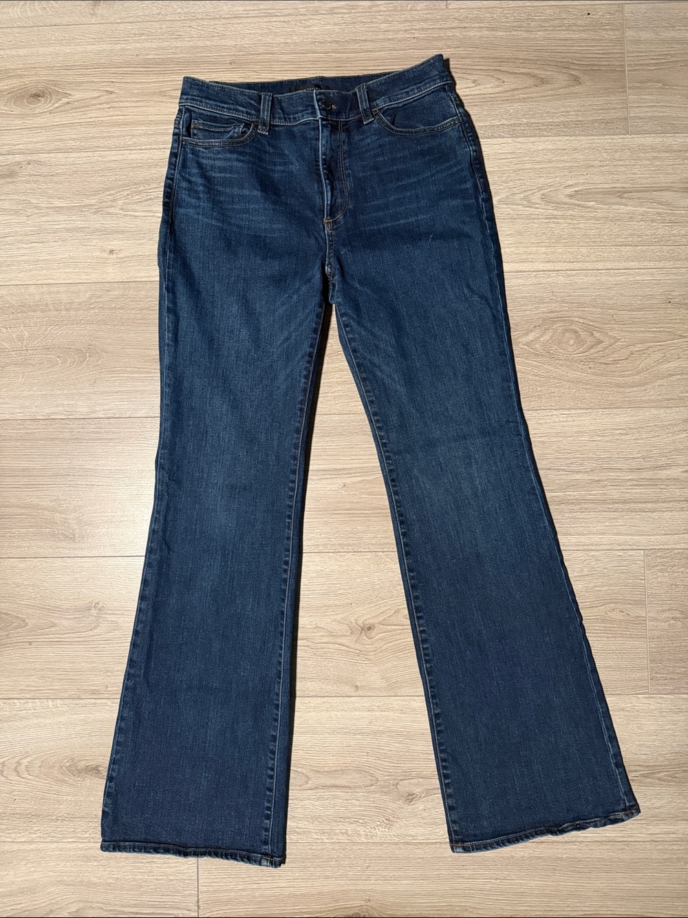 Ann Taylor Dark Blue Flare Jeans